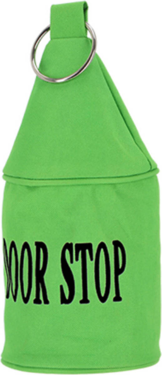 Esschert Design Esschert deurstopper Neon - 2,5 kg - canvas - groen - 13 x 13 x 28.5 cm - Deurstoppers