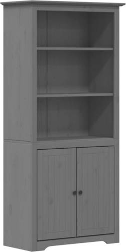 VidaXL Boekenkast BODO 80x40x172 cm massief grenenhout grijs