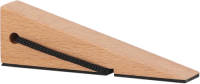 Esschert Design Esschert deurstopper/deurwig - beukenhout/rubber - anti-slip - beige - 12 x 3 x 4 cm - Deurstoppers