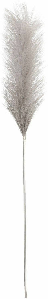 House of seasons A pluimgras losse steel/tak - zilvergrijs - 104 cm - decoratie kunst pluimen - Kunsttakken