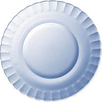 Eetbord Duralex Picardie Blauw ø 23 x 3,5 cm