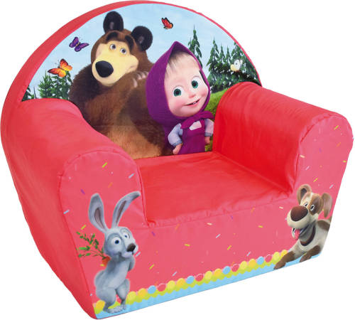 Masha en de beer Fauteuil - 42 x 52 x 33 cm - Polyester