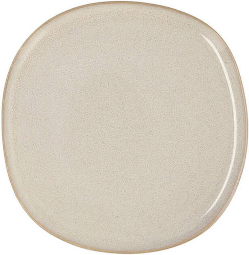 Eetbord Bidasoa Ikonic Wit Keramisch 20,2 x 19,7 cm (6 Stuks) (Pack 6x)