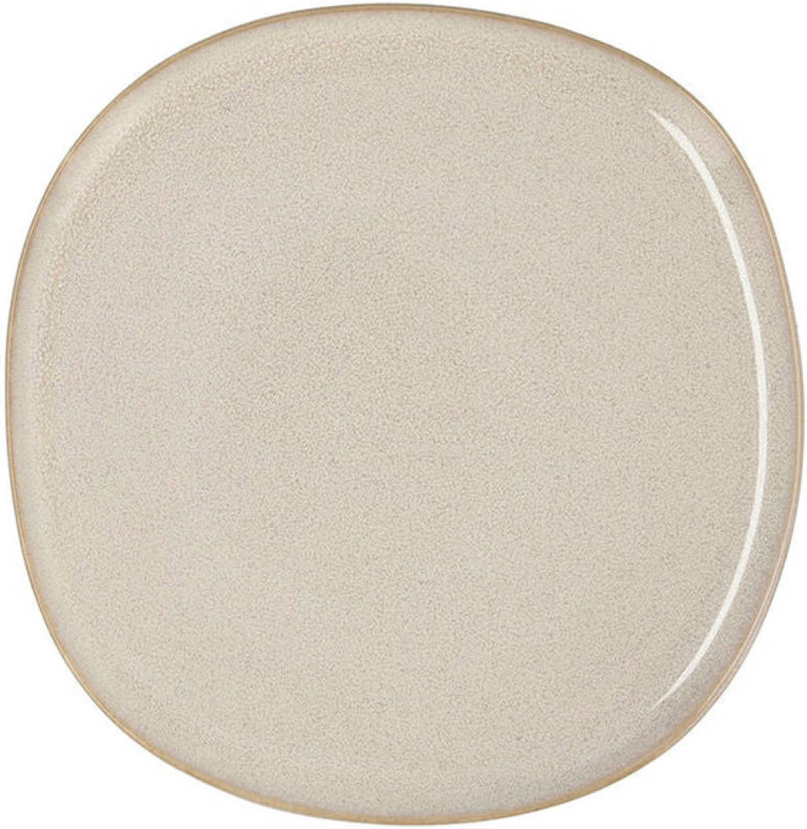Eetbord Bidasoa Ikonic Wit Keramisch 20,2 x 19,7 cm (6 Stuks) (Pack 6x)