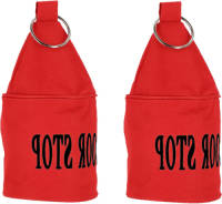 Esschert Design Esschert deurstopper Neon - 2x - 2,5 kg - canvas - rood - 13 x 13 x 28.5 cm - Deurstoppers