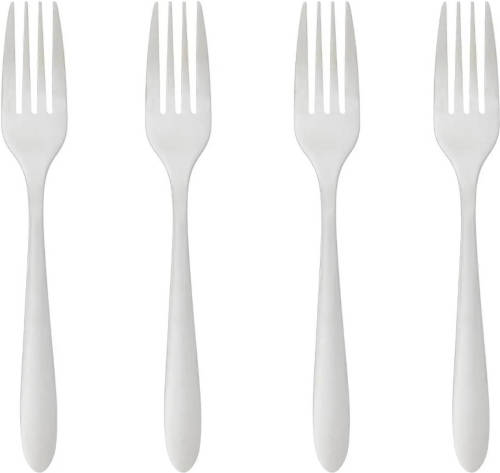 Secret de Gourmet Vorken Nevis - 8x stuks - RVS - 19 cm - Vorken