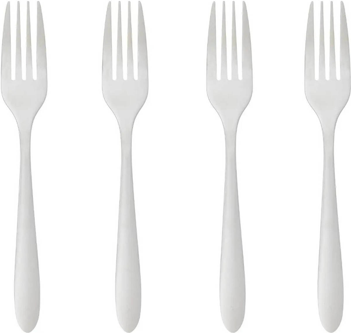 Secret de Gourmet Vorken Nevis - 8x stuks - RVS - 19 cm - Vorken