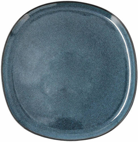 Eetbord Bidasoa Ikonic Blauw Keramisch 20,2 x 19,7 x 1,3 cm (6 Stuks) (Pack 6x)