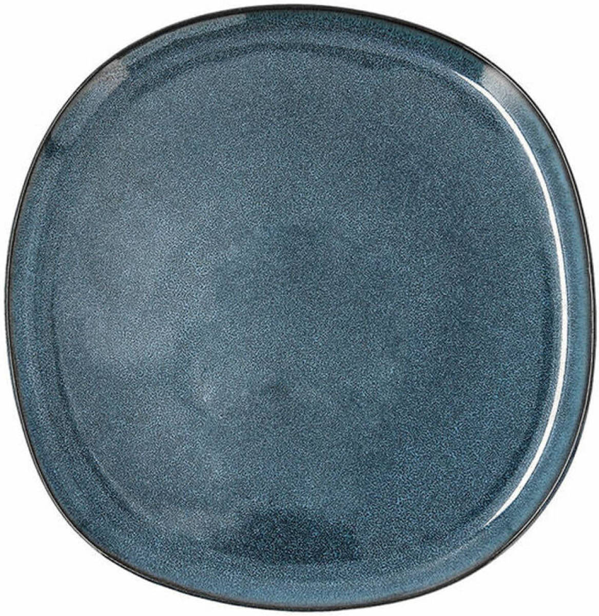 Eetbord Bidasoa Ikonic Blauw Keramisch 20,2 x 19,7 x 1,3 cm (6 Stuks) (Pack 6x)