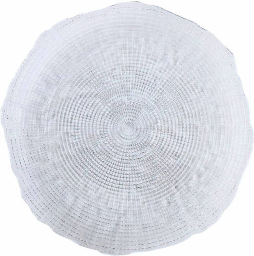 Eetbord Quid Boreal Transparant Glas Ø 28 cm (6 Stuks) (Pack 6x)