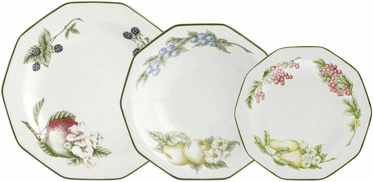 Serviesset Churchill Victorian Orchard Keramisch Porslin 18 Onderdelen