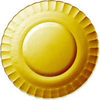 Eetbord Duralex Picardie Kristal Amber ø 26 x 2 cm
