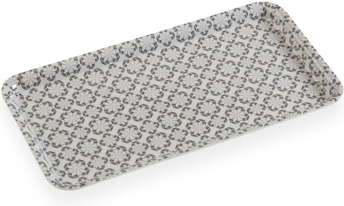 Dienblad Versa Oslo Grijs Melamine 16 x 1,4 x 30 cm