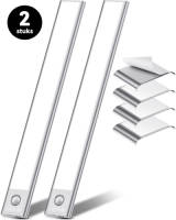 Gadgetplace Kastverlichting LED met Bewegingssensor en Bevestigingsset - Draadloos - 30 cm - (2 PACK)