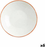 Diep bord Ariane Terra Keramisch Beige (Ø 21 cm) (6 Stuks)