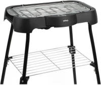WEASY GBE42 Elektrische BBQ grill op tafel of op pootjes - 41,5x24cm - Regelbare temperatuur - 2000W - Uitneembare bak