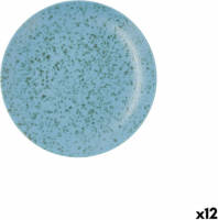 Eetbord Ariane Oxide Blauw Keramisch Ø 21 cm (12 Stuks)