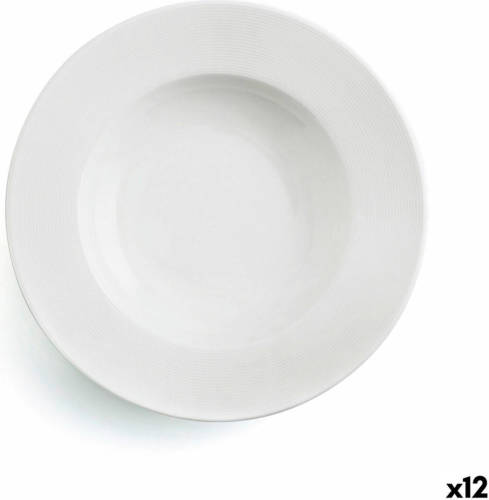 Diep bord Ariane Orba Keramisch Wit 23 cm (12 Stuks)