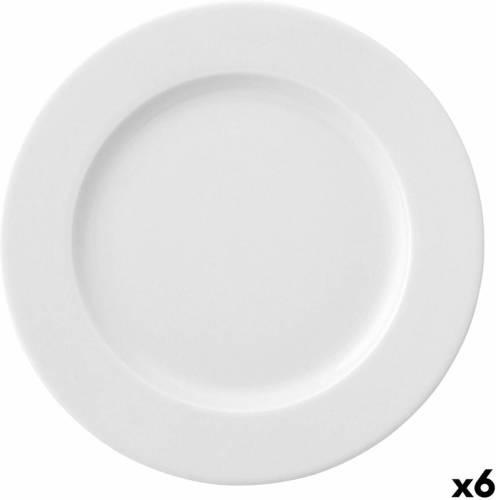 Eetbord Ariane Prime Wit Keramisch Ø 29 cm (6 Stuks)