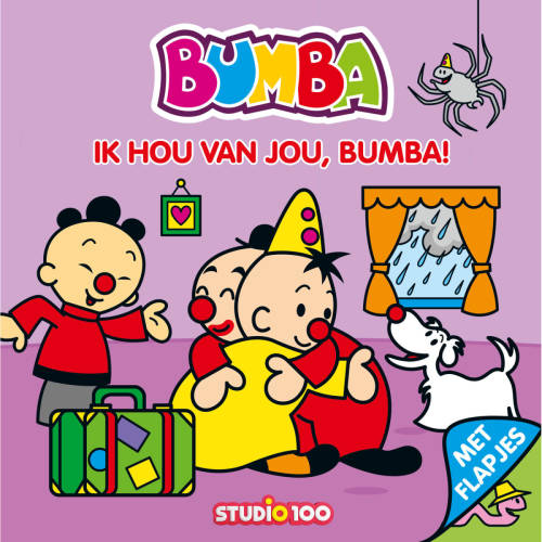 Studio 100 Bumba kartonboek met flapjes - Ik hou van jou