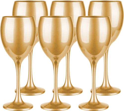 GlassMark Glasmark Wijnglazen - 12x - Gold collection - 300 ml - glas - Wijnglazen