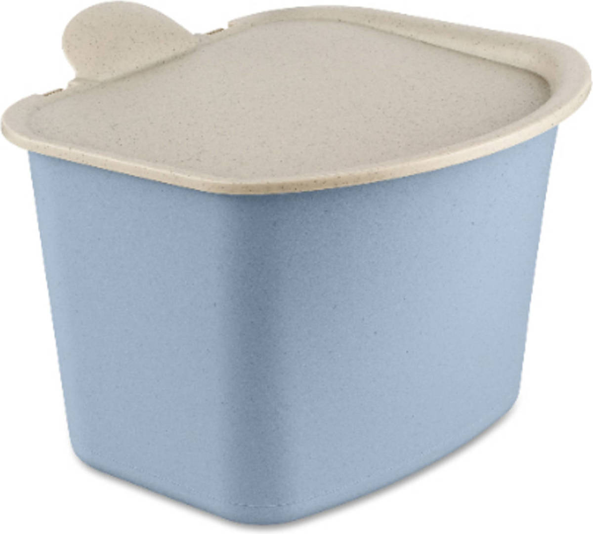 Koziol - Prullenbak, 7.5 L, Natuur Bloemen Blauw, Organic Bio-Circular - Koziol Bibo