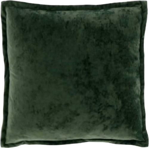 Unique Living sierkussen tatum 45x45cm dark green