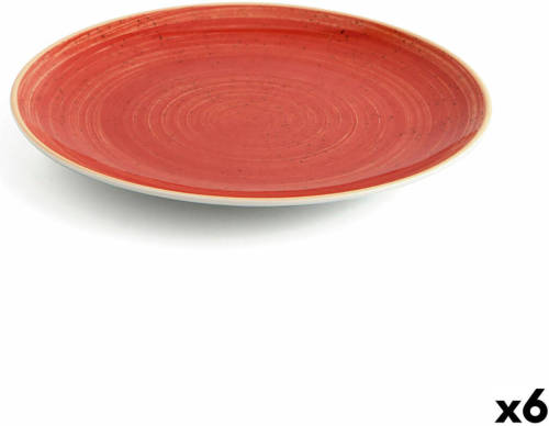 Eetbord Ariane Terra Rood Keramisch (6 Stuks)