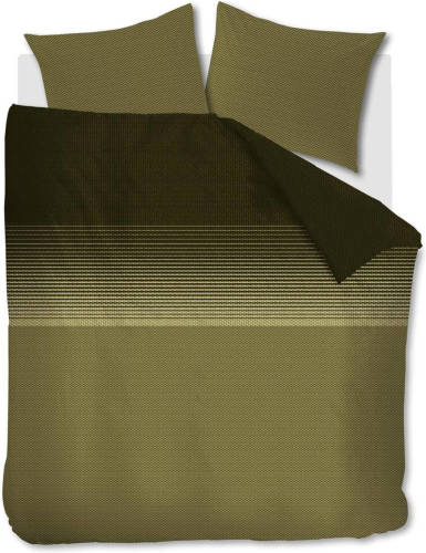 Beddinghouse Demi Flanel Dekbedovertrek Groen-2-persoons (200 x 200/220 cm)