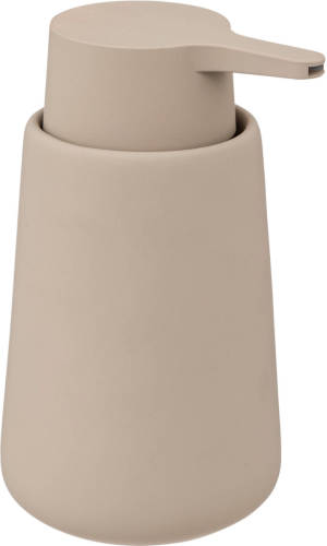 5five Zeeppompje/dispenser - Cocoon - kunststeen - beige - 15 cm - 300 ml - Zeeppompjes