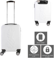 JETLAG Handbagage Koffer Wit met Annanas
