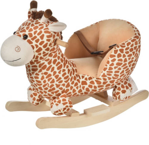 Zenzee Schommelpaard - Hobbeldier - Hobbelpaard - Schommelstoel voor Kinderen - Speelgoed - L60 x B33 x H45 cm
