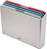 Joseph Joseph - Coast Snijplanken, Set van 4 Stuks, Groot, Zilver - Joseph Joseph Folio