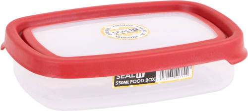 Wham - Opbergbox Seal It 550 ml Set van 3 Stuks - Polypropyleen - Transparant