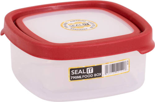 Wham - Opbergbox Seal It 790 ml Set van 3 Stuks - Polypropyleen - Transparant