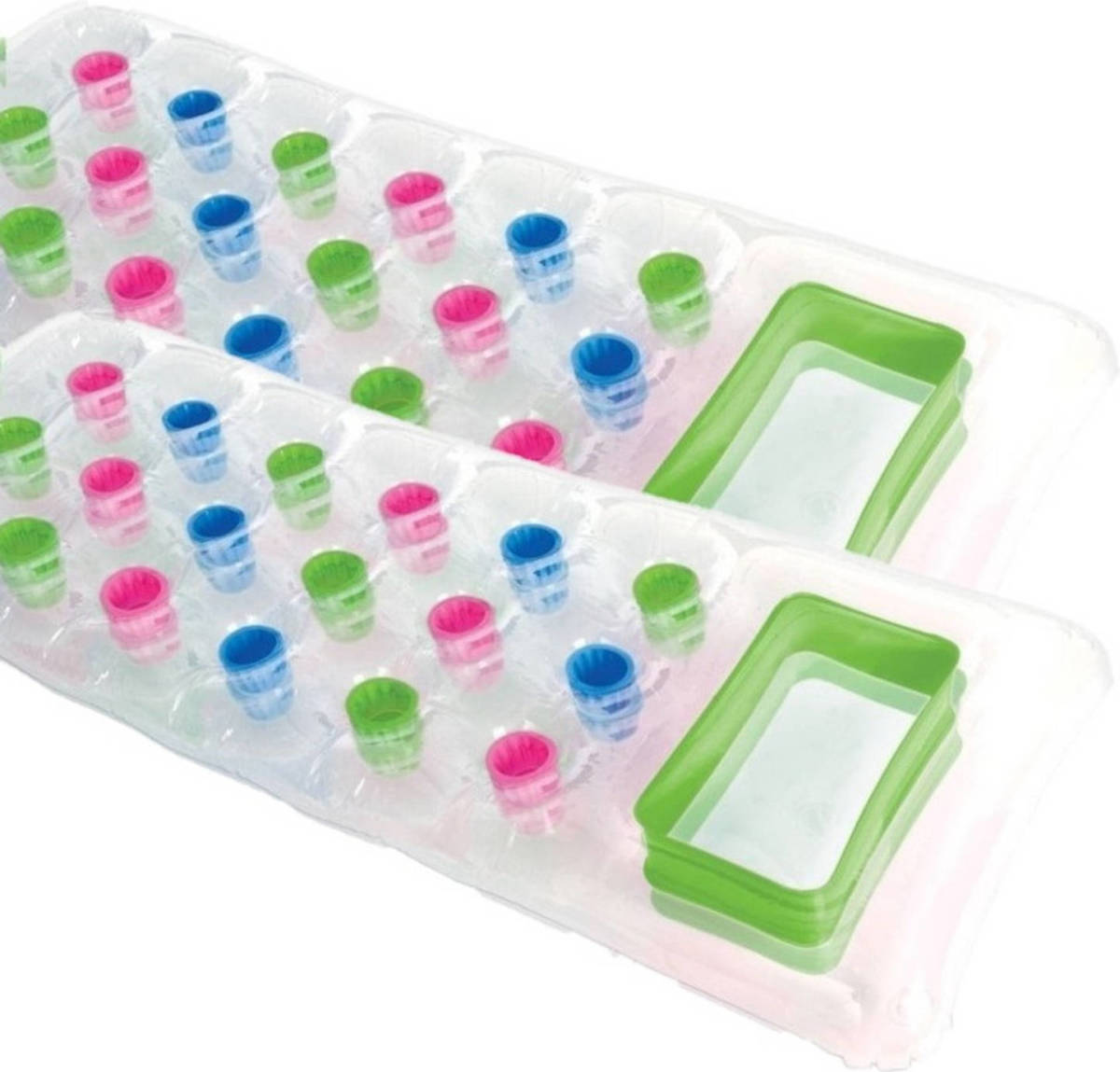 Multipak van 2x stuks luchtbed Intex met gaten - Luchtbed (zwembad)