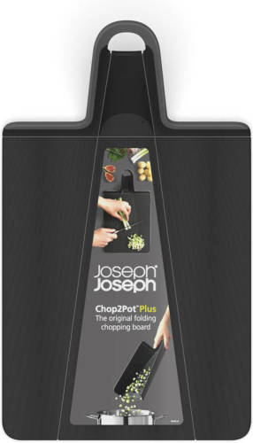 Joseph Joseph - Chop2Pot Plus Snijplank Opvouwbaar Klein - Kunststof - Zwart