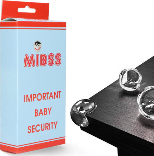 MIBSS 20 stuks- safety first hoekbeschermers transparant voor baby en kind