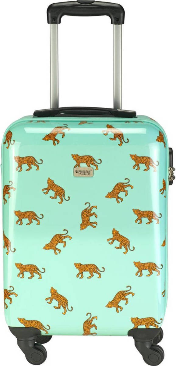 Princess Traveller Trendy Animal Collection - Leopard - Mint - 56cm