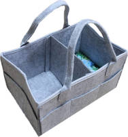 FLOKOO Luiertas Vilt Grijs Vilt 32 x 22 x 19 cm