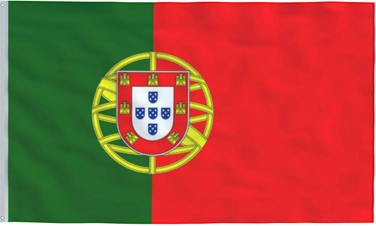 VidaXL Vlag Portugal 90x150 cm