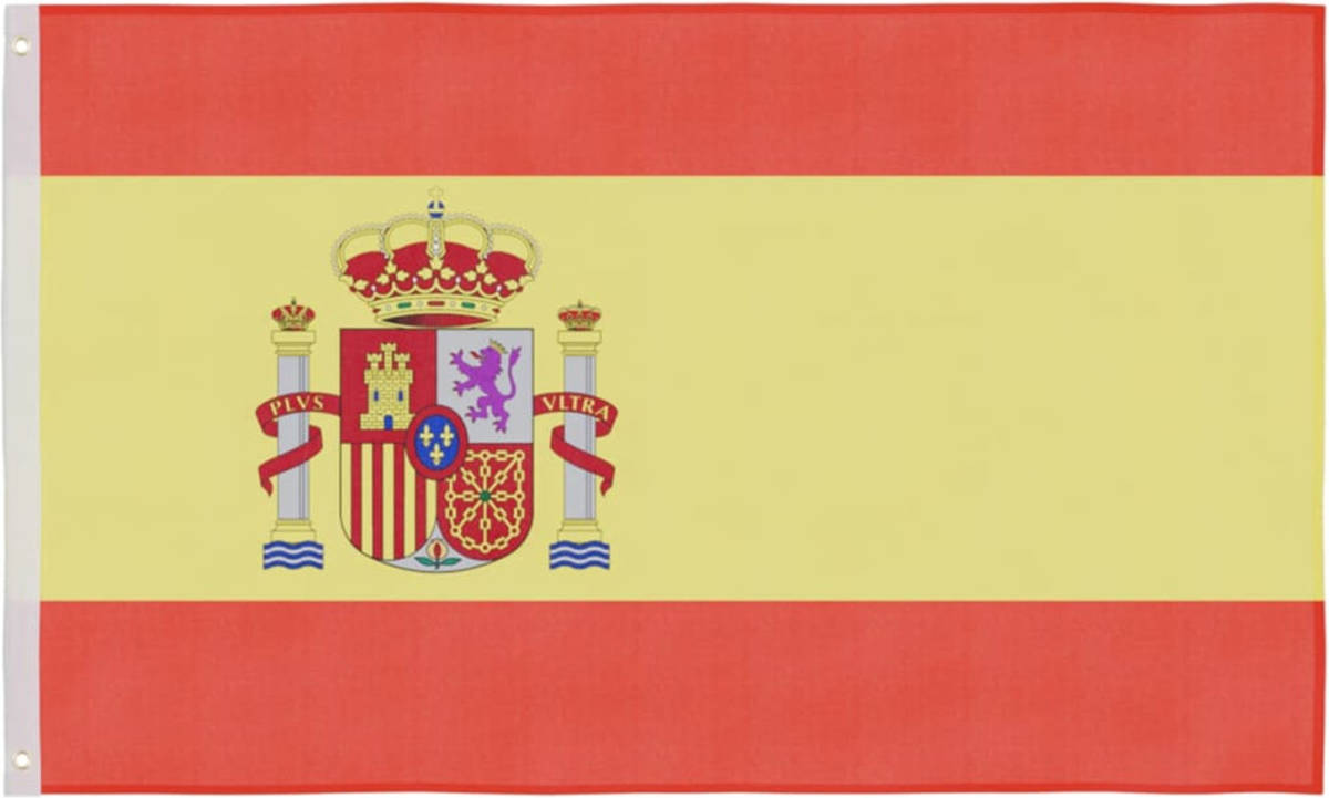 VidaXL Vlag Spanje 90x150 cm