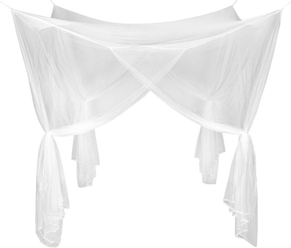 Tectake - klamboe, 2 persoons , wit, afm. 220x200x210cm, 401729