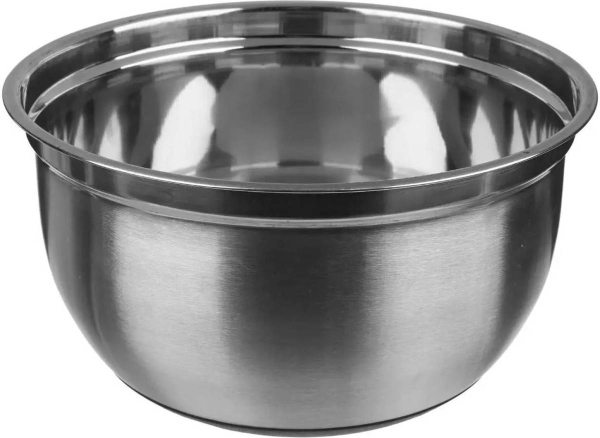 Secret de Gourmet Beslagkom/mengkom RVS 4,5L met antislip - Mengkommen