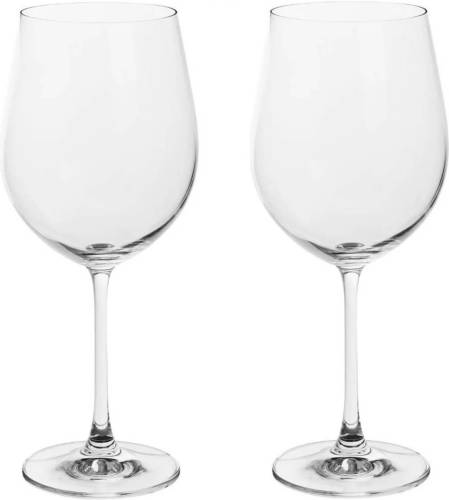 Secret de Gourmet Set van 4x grote wijnglazen voor rode wijn 610 ml van glas - Wijnglazen