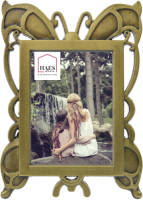 HAES deco - Pasfoto Fotolijst 2.5x3.5 Goudkleurig, formaat 4x1x6 cm - Modern Trendy