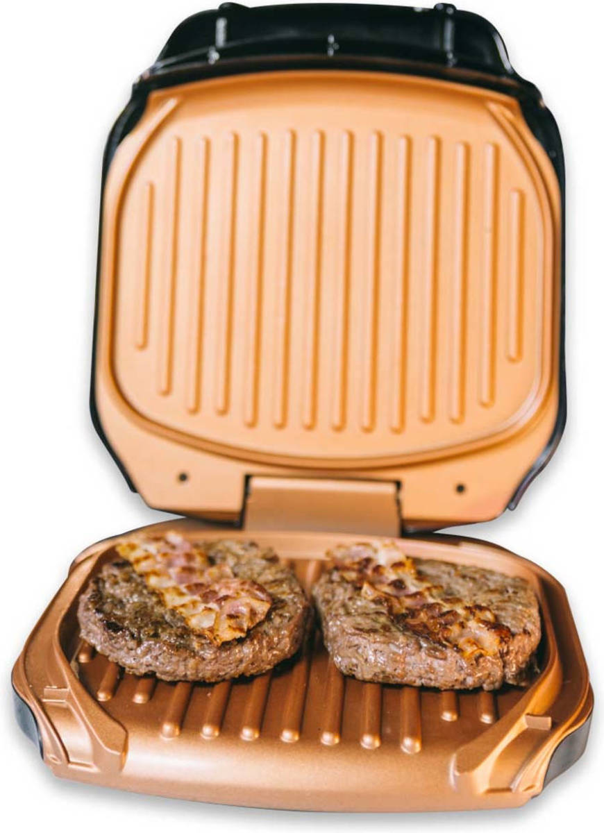 Gotham Steel Elektrische Grillplaat Contact Grill uitneembare platen anti-aanbak