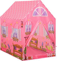 VidaXL Kinderspeeltent 69x94x104 cm roze