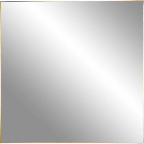House Nordic Jersey Spiegel- met messing look frame -60x60 cm