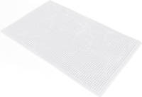 Loti Living Badmat Antislip - Douchemat - Badmat Badkamer - Vloermat - Chenille badmat - Wit - 50x80 cm